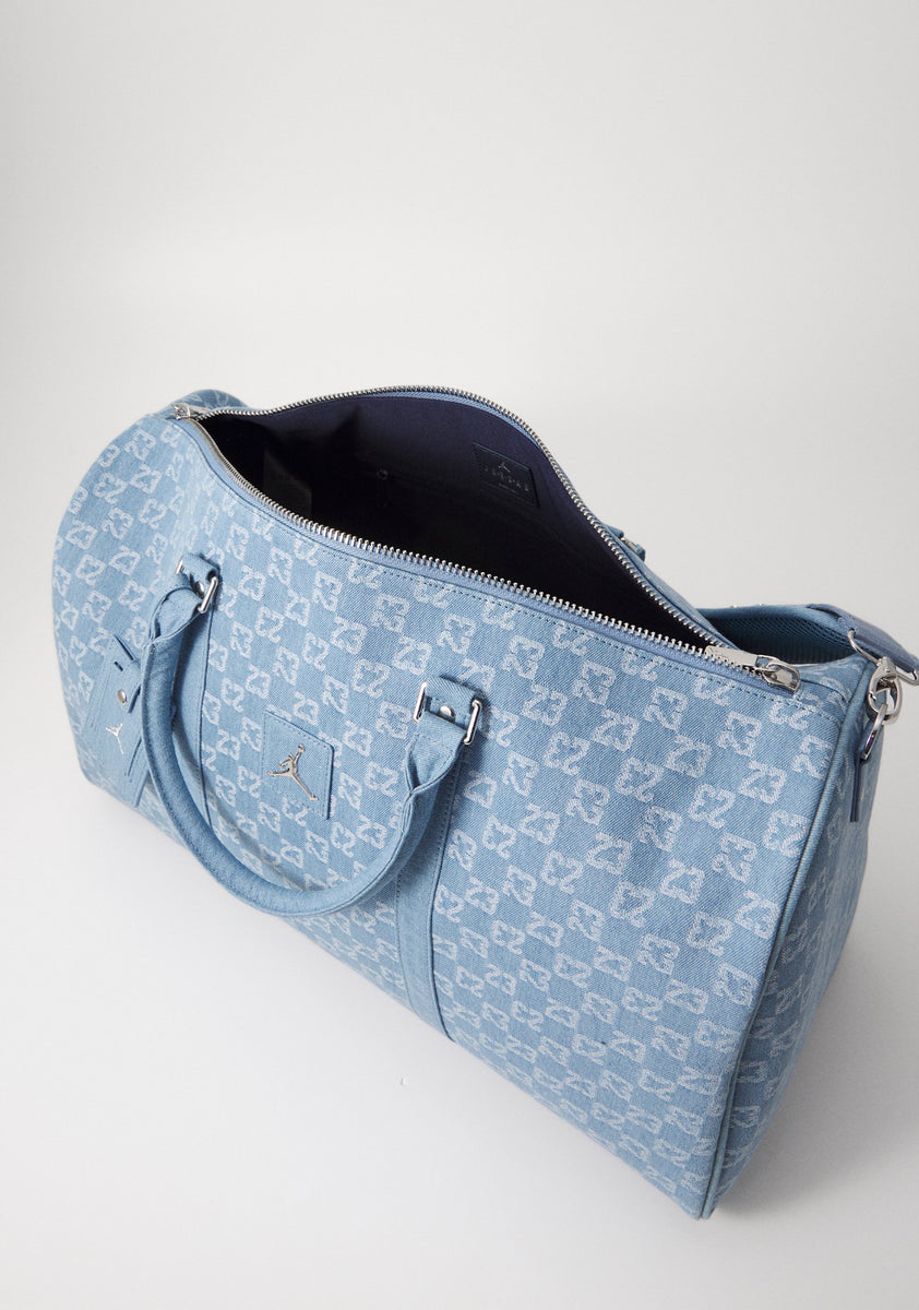 Jordan MONOGRAM DUFFLE BAG Sac de voyage bleached denim