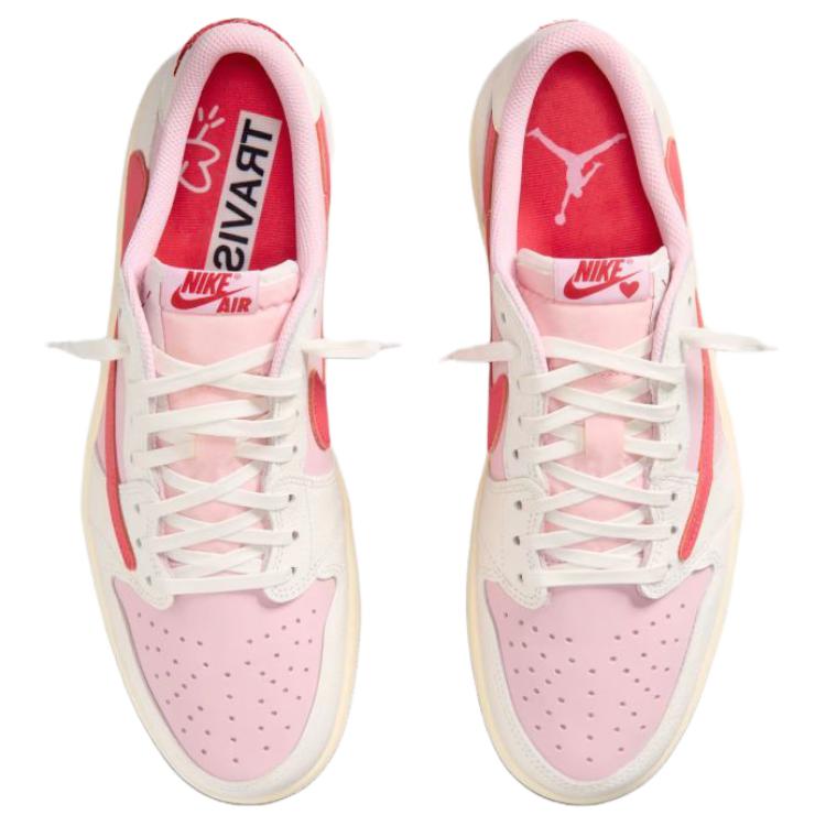 Travis Scott X Air Jordan 1 Retro Low OG Sail Tropical Pink