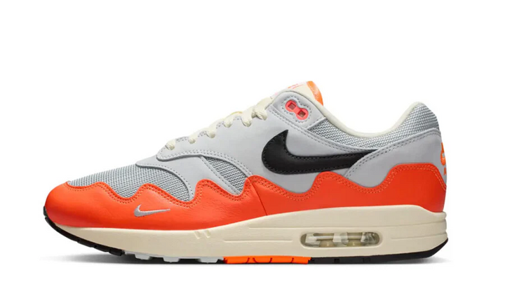 Sneakers Nike Air Max 1 Patta Waves Homme - Hyper Crimson Pure Platinum
