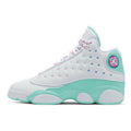 Jordan 13 Retro White Soar Green Pink