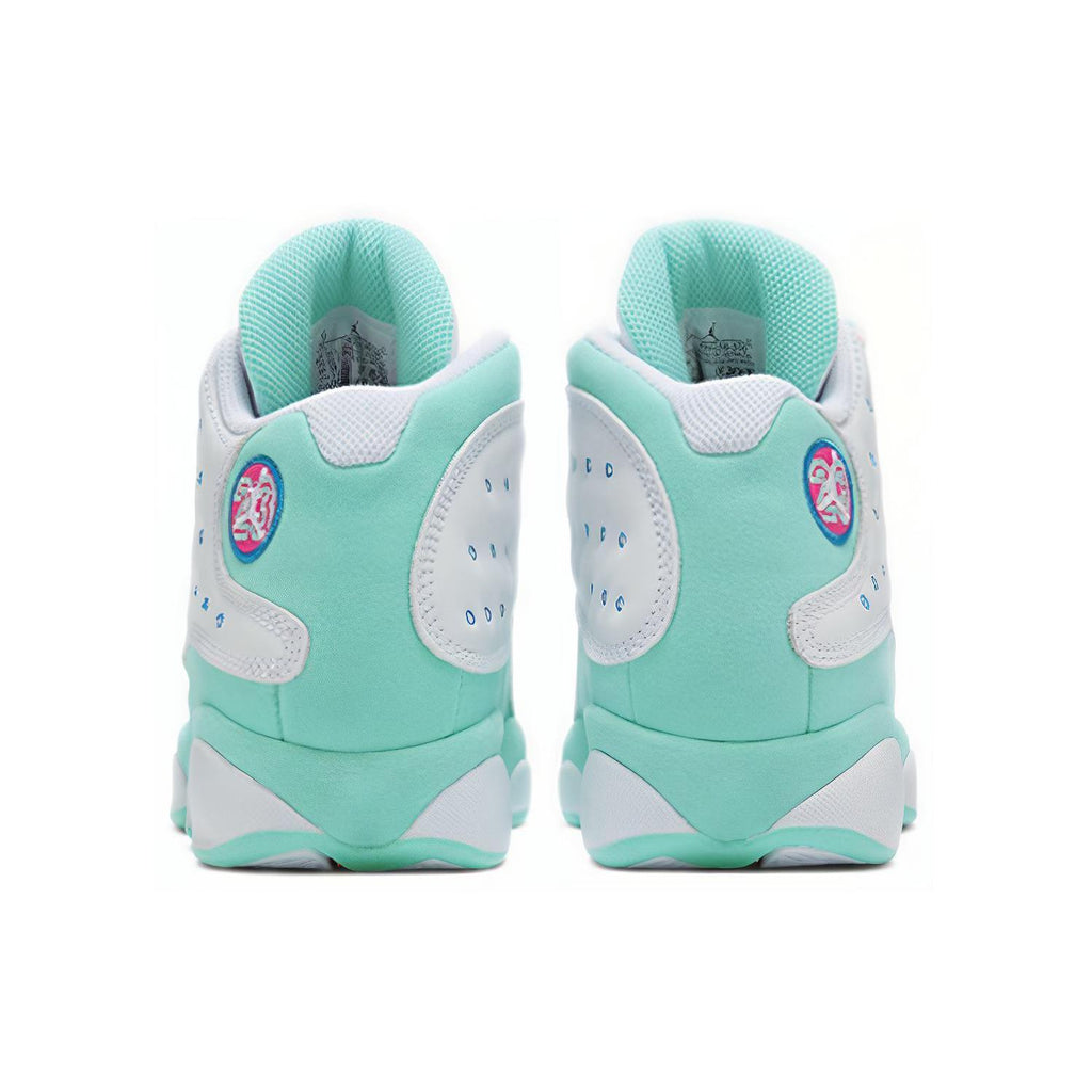 Jordan 13 Retro White Soar Green Pink