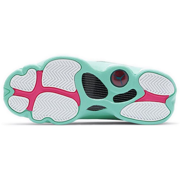 Jordan 13 Retro White Soar Green Pink