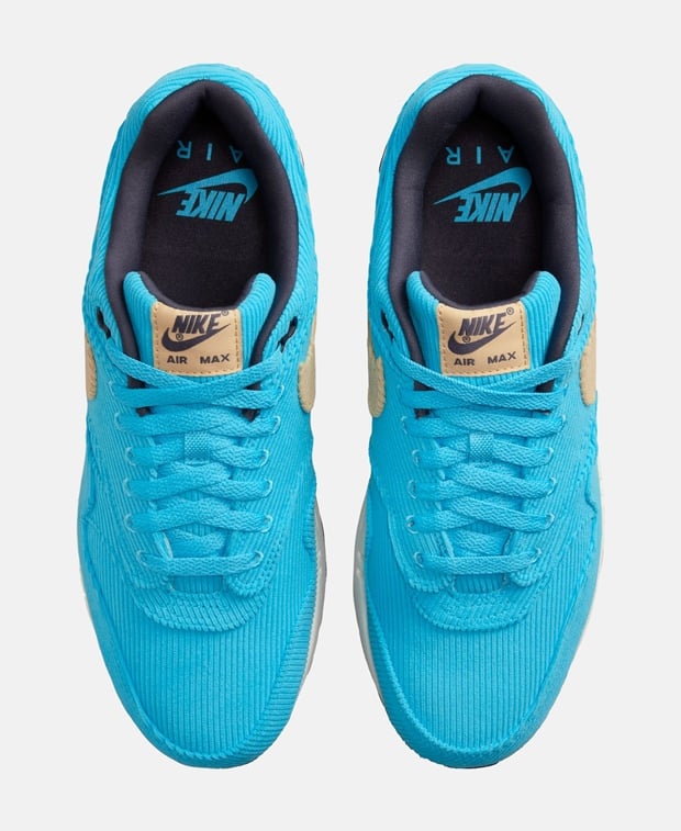Air Max 1 PRM "Corduroy Baltic Blue" Turquoise