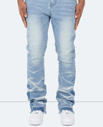 Vintage Flare Wave Jeans - Blue