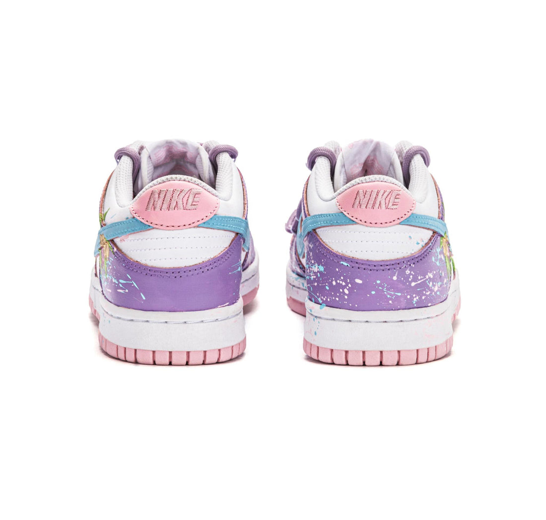 Nike Dunk Flowers purple & pink