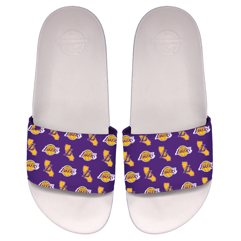 Claquettes ISLIDE NBA Los Angeles Lakers Pattern