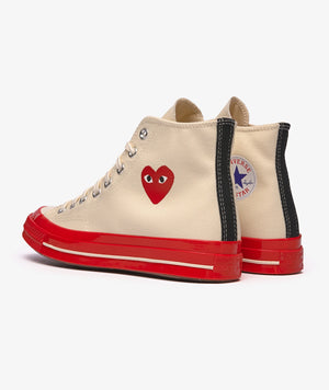 Comme des Garçons Play Chuck 70 HI "Red Sole" x