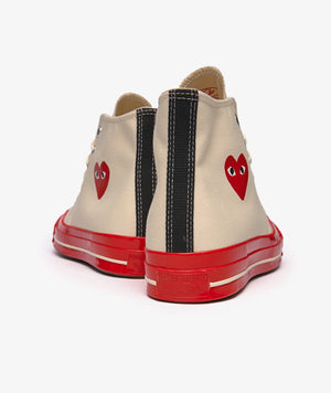 Comme des Garçons Play Chuck 70 HI "Red Sole" x