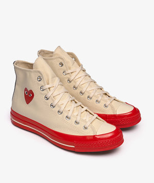 Comme des Garçons Play Chuck 70 HI "Red Sole" x