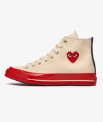 Comme des Garçons Play Chuck 70 HI "Red Sole" x