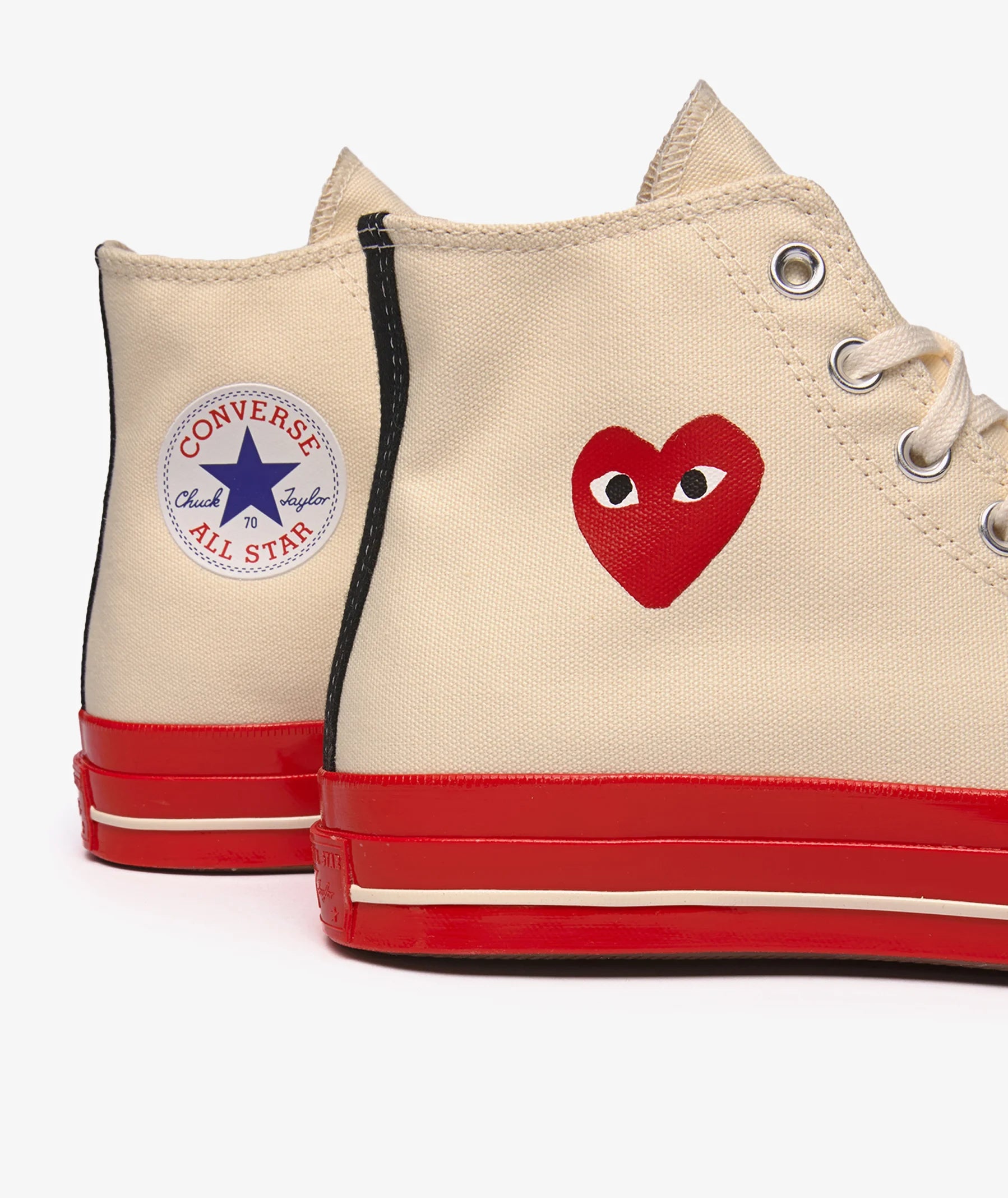 Comme des Garçons Play Chuck 70 HI "Red Sole" x