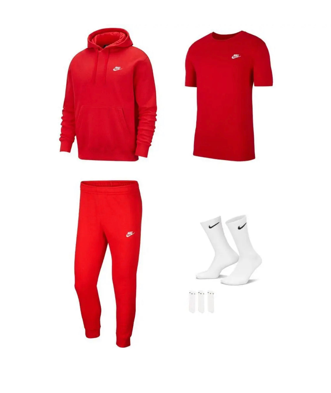 Ensemble Nike Sportswear  Sweat-shirt + Bas de jogging + Tee-shirt + Chaussettes (4 pièces) Homme