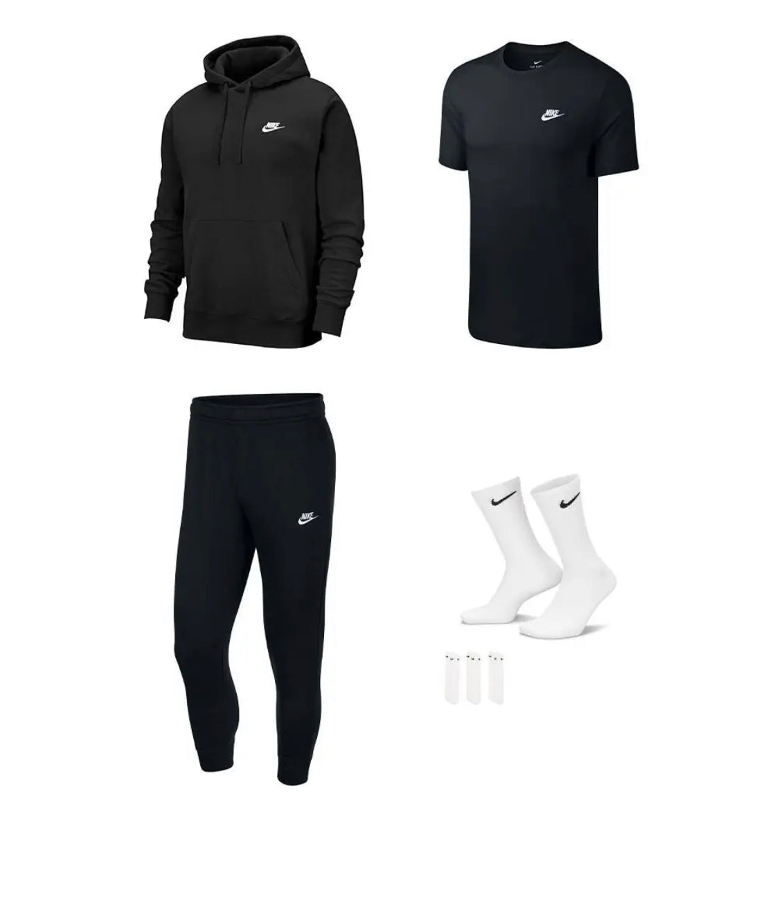 Ensemble Nike Sportswear  Sweat-shirt + Bas de jogging + Tee-shirt + Chaussettes (4 pièces) Homme