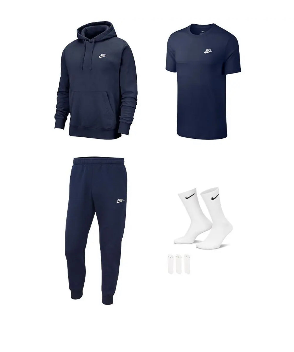 Ensemble Nike Sportswear  Sweat-shirt + Bas de jogging + Tee-shirt + Chaussettes (4 pièces) Homme