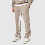 Ensemble Oversize Falare Maron & Beige