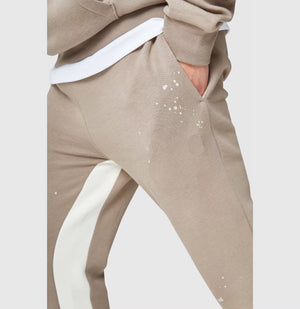Ensemble Oversize Falare Maron & Beige