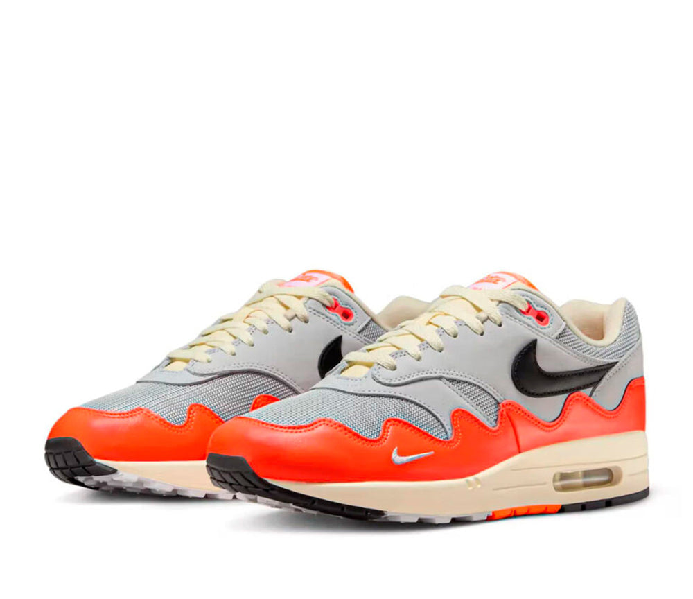 Sneakers Nike Air Max 1 Patta Waves Homme - Hyper Crimson Pure Platinum