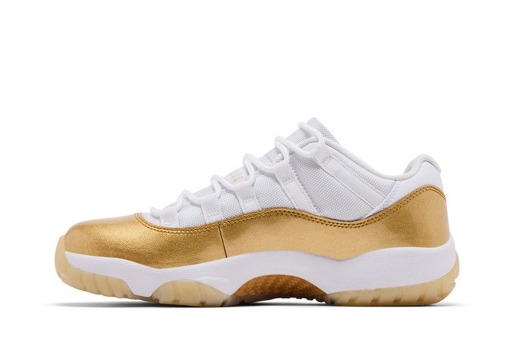 Jordan Air Jordan 11 Low Top White Gold