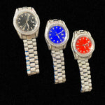 Half Iced Presidential Watch in White Gold