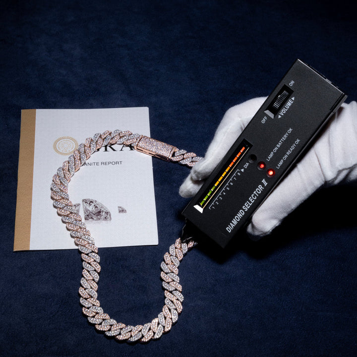 Chaîne cuban OR & Rose