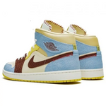 Air Jordan 1 Mid SE Fearless Maison Chateau Rouge