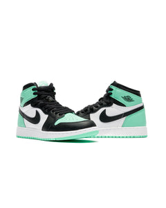 Air Jordan 1 Retro High OG White/ Black-Green Glow