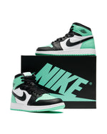 Air Jordan 1 Retro High OG White/ Black-Green Glow