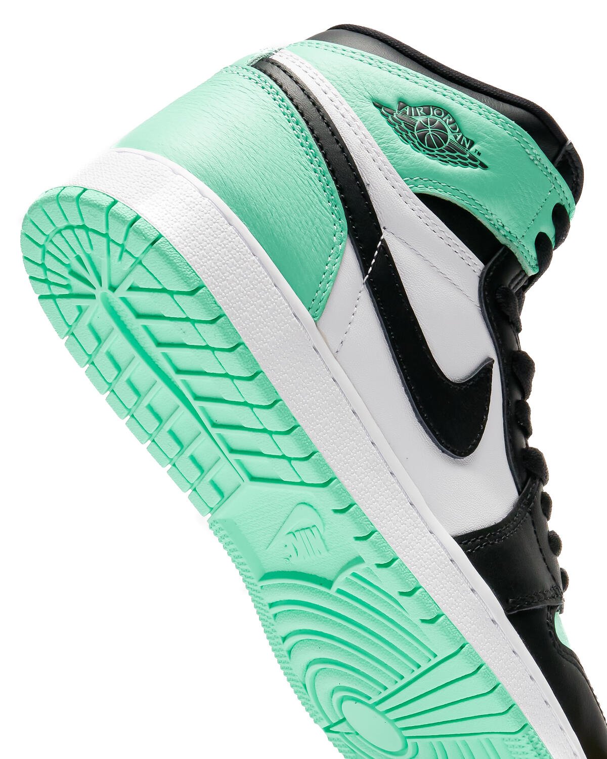 Air Jordan 1 Retro High OG White/ Black-Green Glow