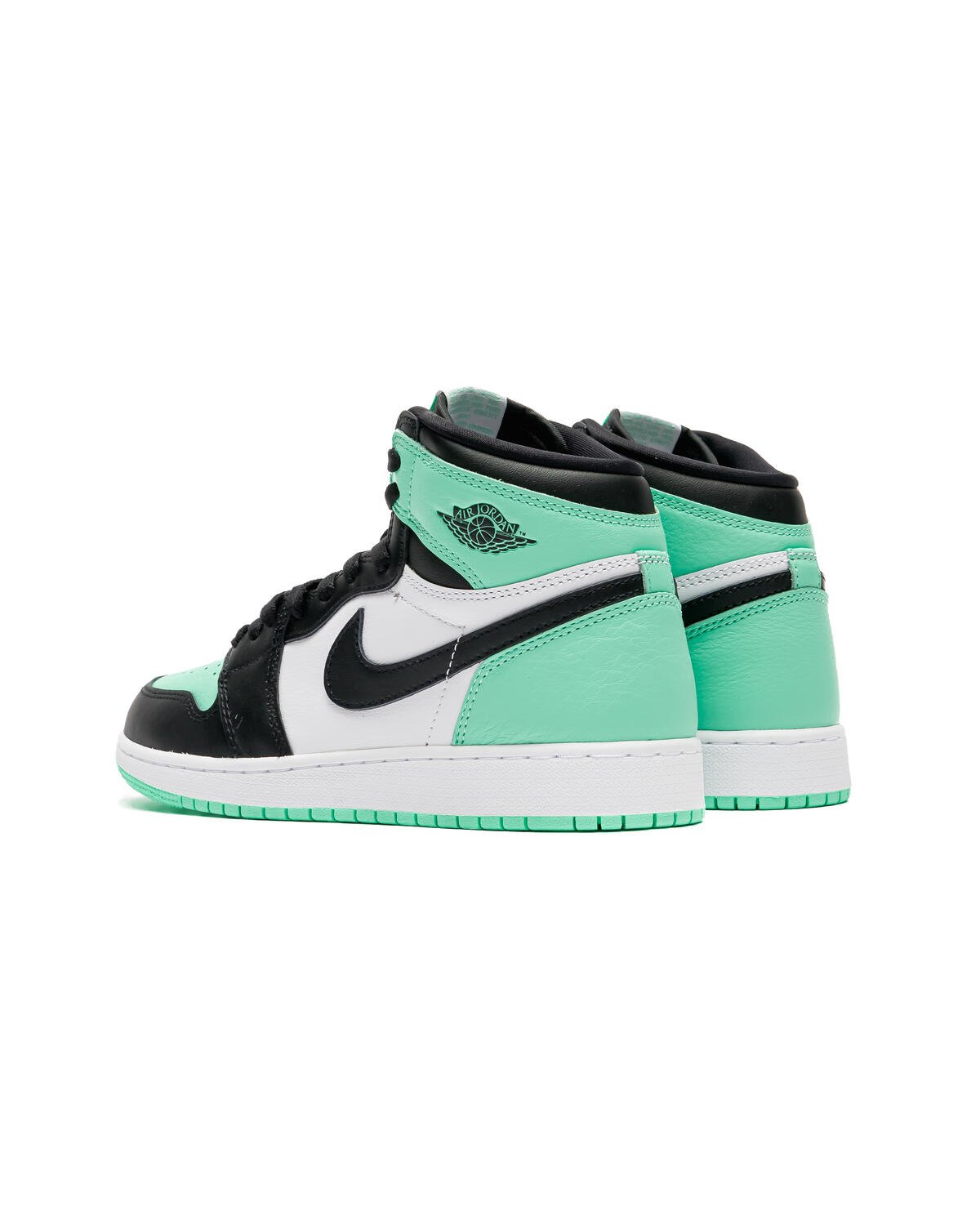Air Jordan 1 Retro High OG White/ Black-Green Glow