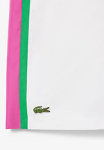 SHORT LACOSTE REGULAR FIT COLOR-BLOCK MOLLETON