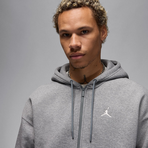 Jordan Brooklyn Fleece Oversized Pullover Hoodie Carbon Heather