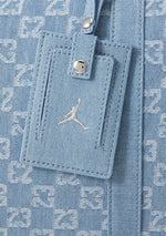 Jordan MONOGRAM DUFFLE BAG - Sac de voyage - bleached denim
