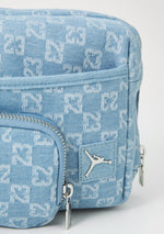 Jordan MONOGRAM SLING BAG - Sac bandoulière - bleached denim
