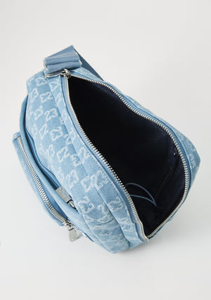 Jordan MONOGRAM SLING BAG - Sac bandoulière - bleached denim