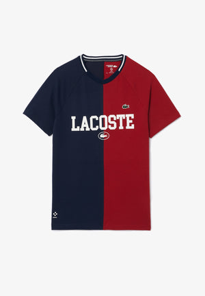 T-shirt Lacoste Daniil Medvedev Blanc Vert