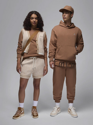 Sweat à capuche jordan brooklyn marron - Nike