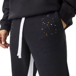 Pantalon Flare Effet Peinture multicolore