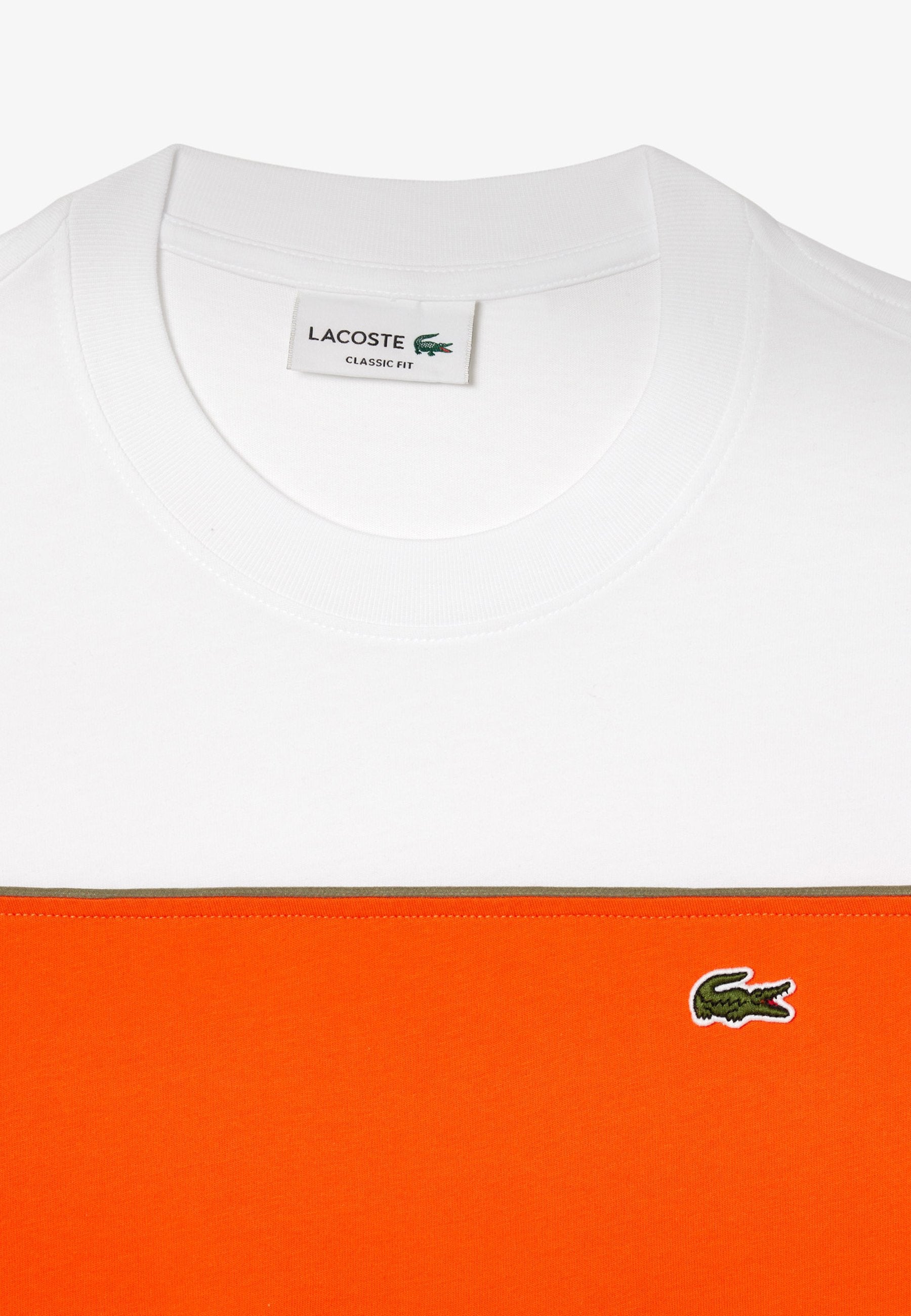 T-shirt Lacoste Color Block manche courte