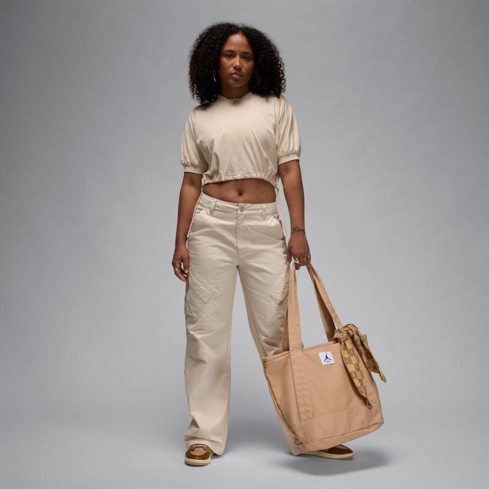 Jordan Haut court en maille pour femme
