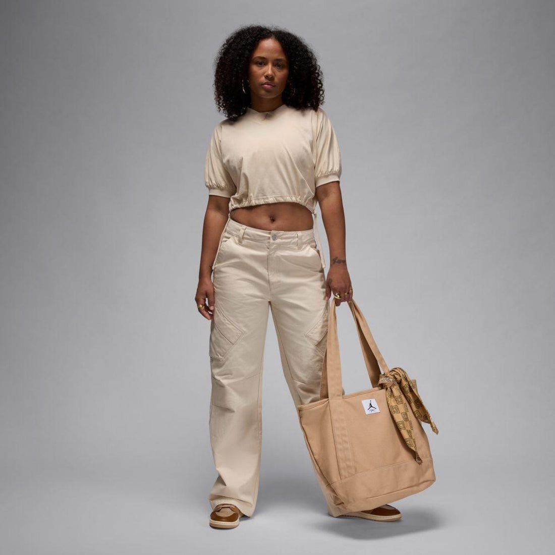 Jordan Haut court en maille pour femme